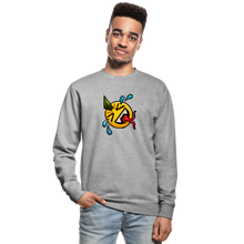 Lade das Bild in den Galerie-Viewer, Unisex Sweatshirt - Weißgrau meliert