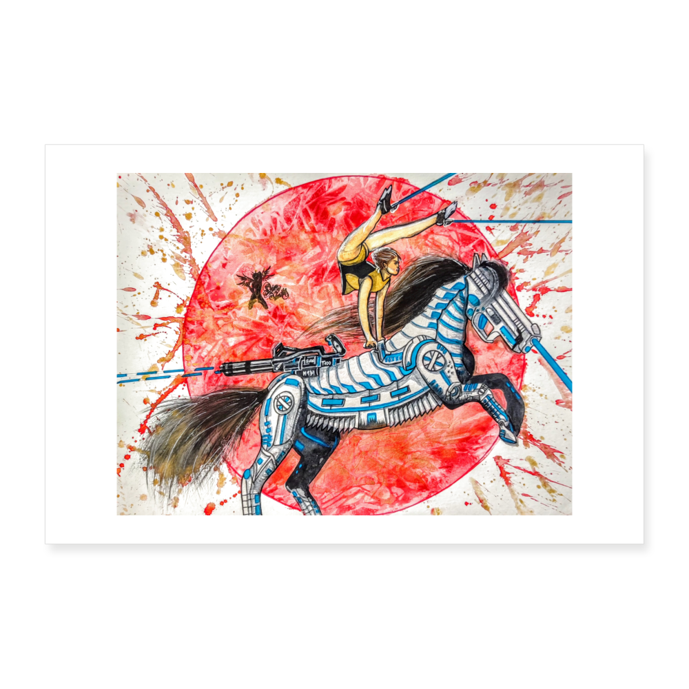 WARHORSE - Poster - weiß