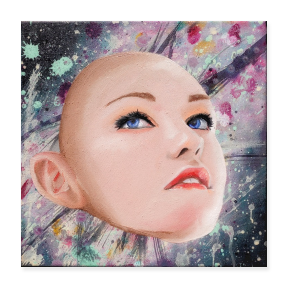 Headless -Poster - weiß