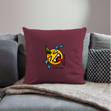 Load image into Gallery viewer, Sofa pillow with filling 45cm x 45cm - Burgunderrot
