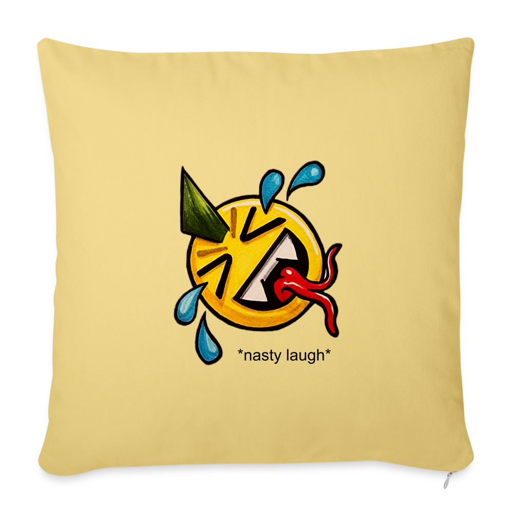 Sofa pillow with filling 45cm x 45cm - Hellgelb